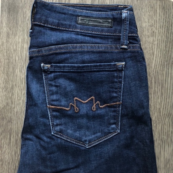 Sebastian McCall mid rise skinny jeans- dark wash- size 27 - Picture 3 of 8